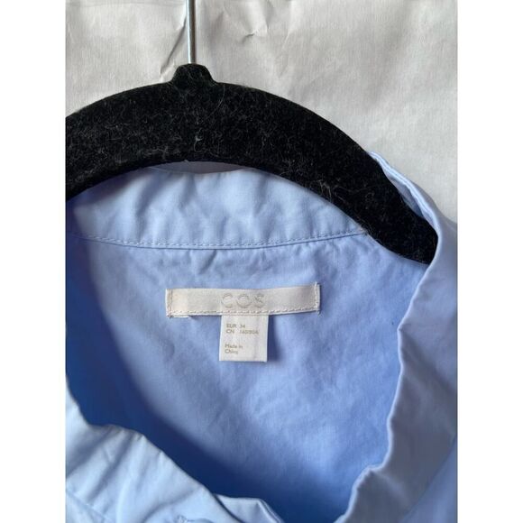 Cos voluminous shirt with pockets hidden buttons size small - Picture 3 of 11